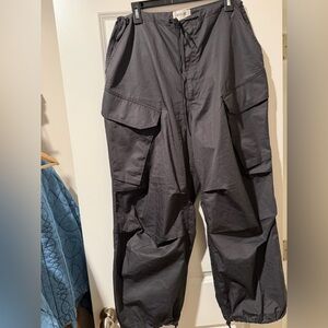 Agolde Ginerva Charcoal Cargo Pants 🔥